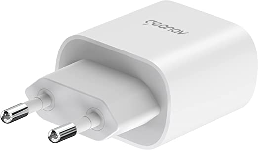 Carregador Universal Ultra Rápido, Power Delivery 25W, 1 Porta USB-C, Branco, CH25PDWT, Geonav